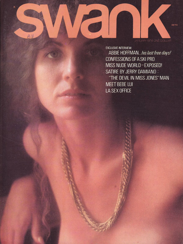 Swank January 1974 January 1974 magazine back issue cover