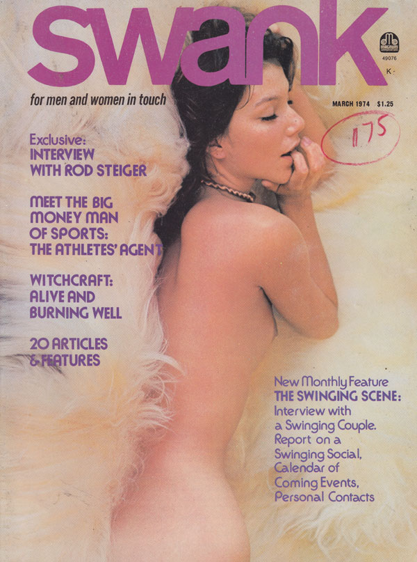 Swank March 1974 March 1974 magazine back issue cover
