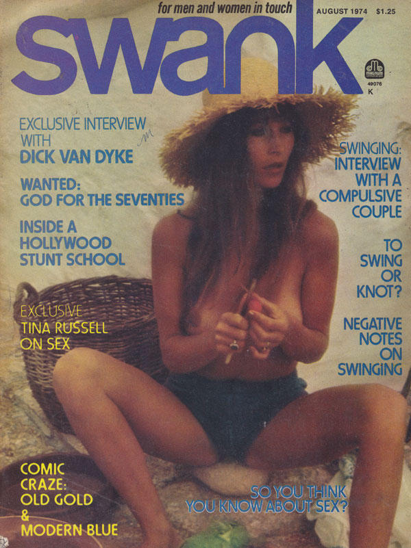 Swank August 1974 August 1974 magazine back issue cover
