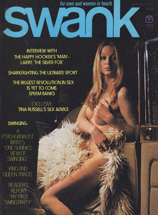 Swank October 1974 October 1974 magazine back issue cover