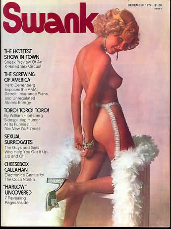Swank December 1974 December 1974 magazine back issue cover