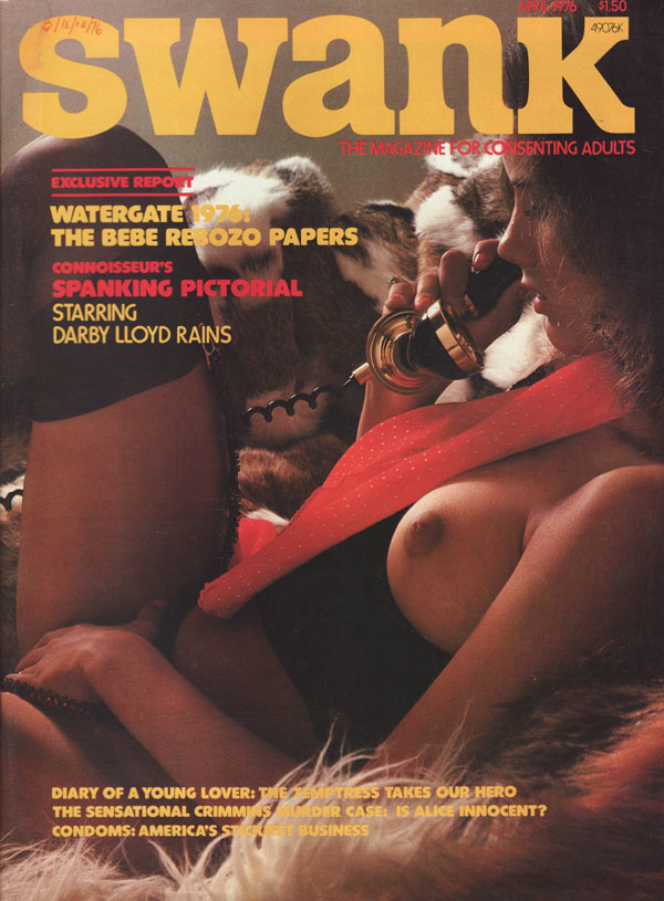 Swank April 1976 April 1976 magazine back issue cover