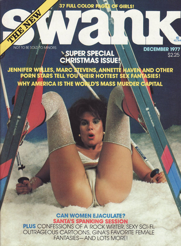 Swank December 1977 December 1977 magazine back issue cover