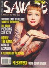 Tattoo Savage January 2003 magazine back issue cover