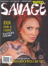 Tattoo Savage September 2011 magazine back issue cover