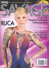 Tattoo Savage April 2013 magazine back issue cover