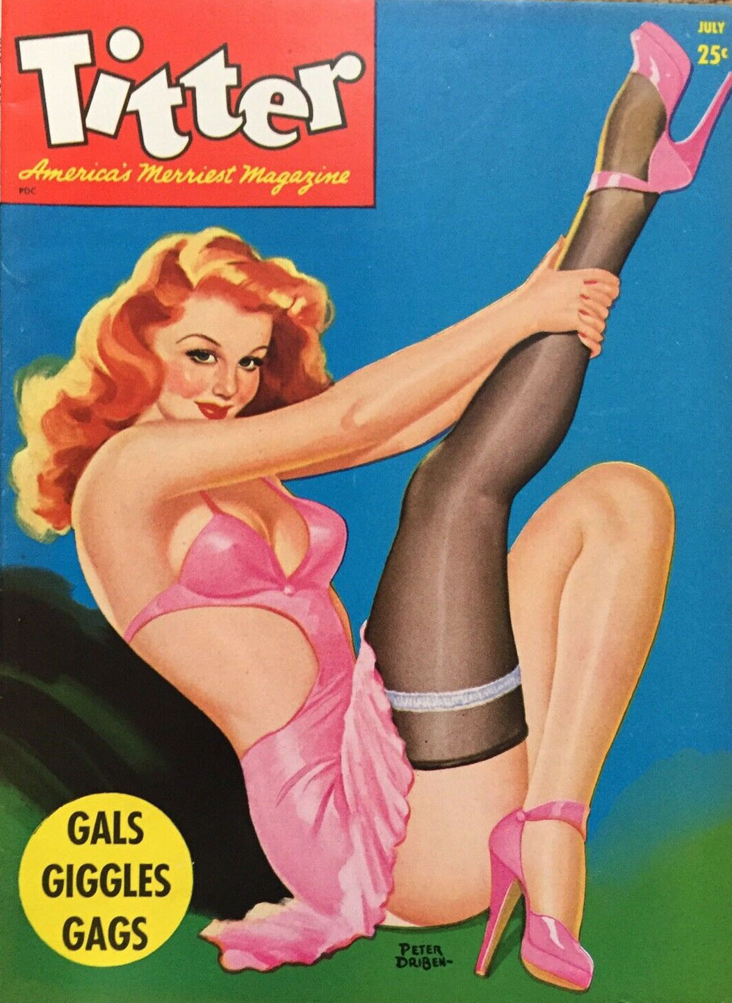 Titter July 1946 July 1946 magazine back issue cover