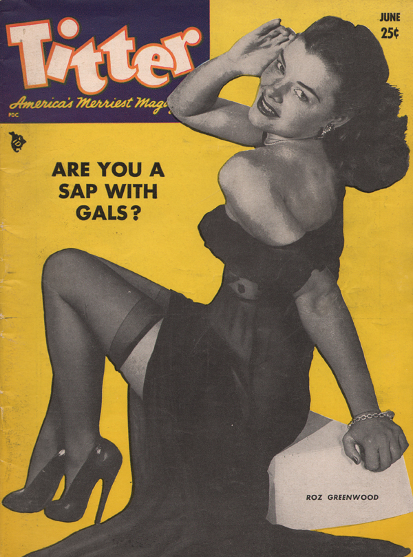 Titter June 1950 June 1950 magazine back issue cover