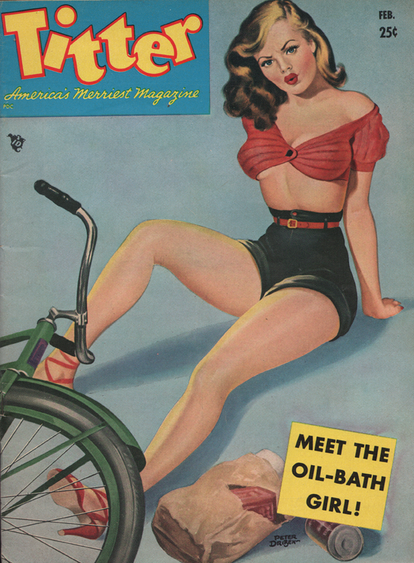 Titter February 1951 February 1951 magazine back issue cover
