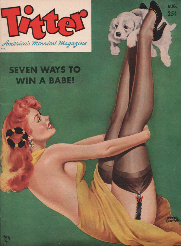 Titter August 1951 August 1951 magazine back issue cover