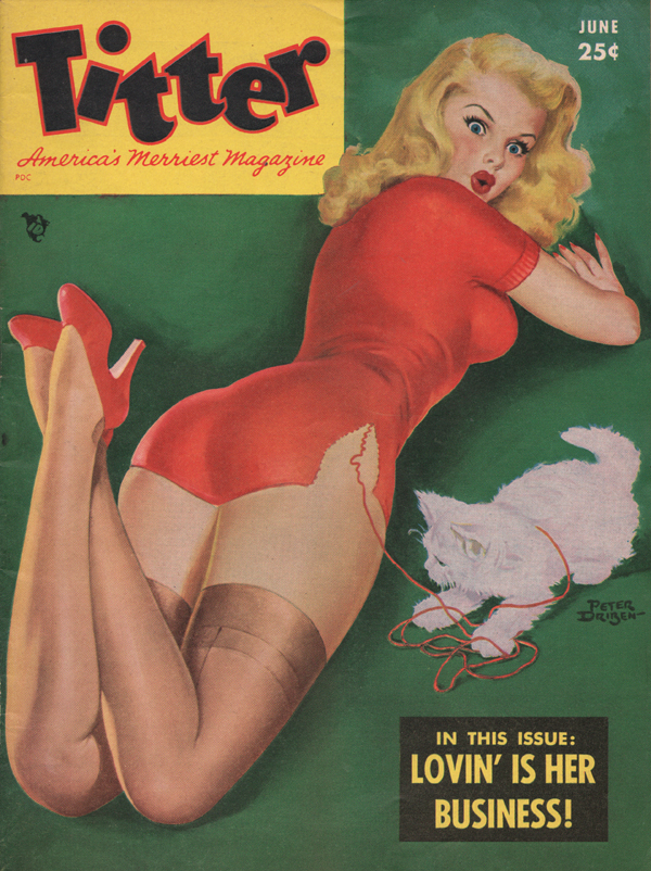 Titter June 1952 June 1952 magazine back issue cover