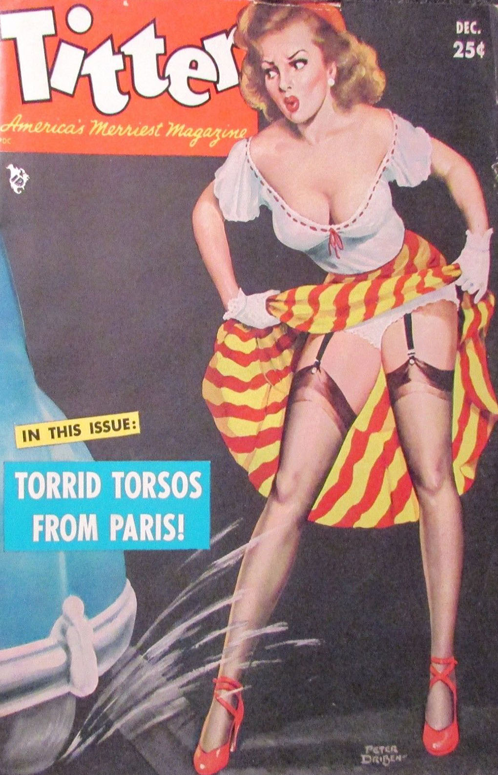 Titter December 1952 December 1952 magazine back issue cover