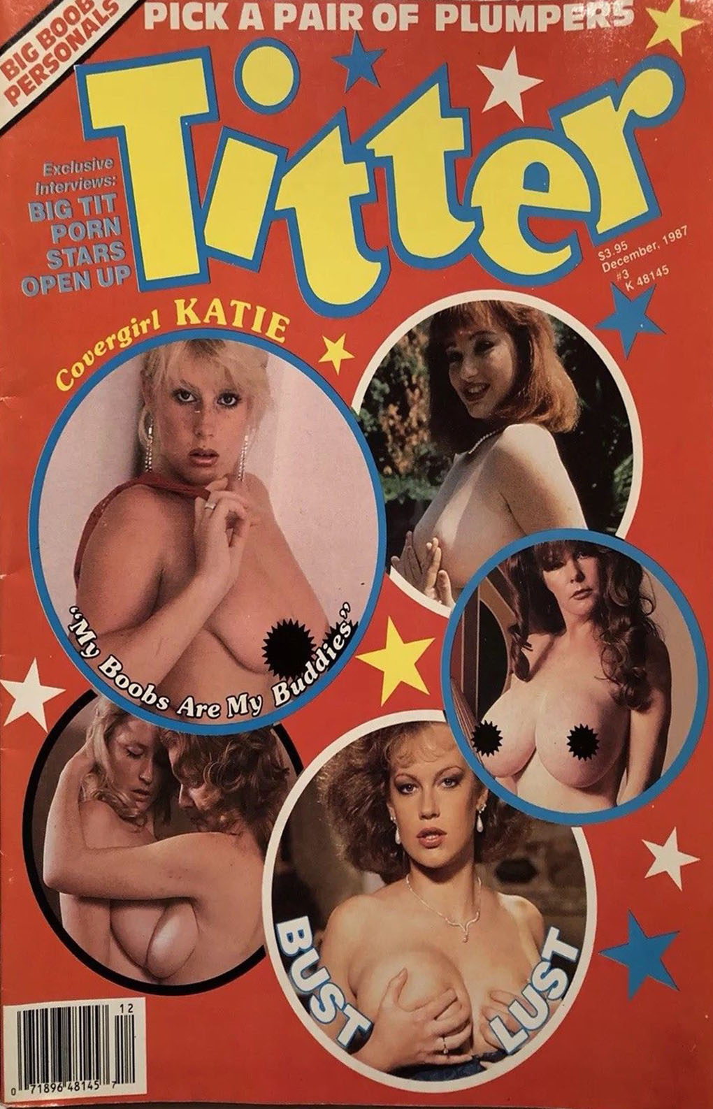 Titter December 1987 December 1987 magazine back issue cover