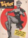 Titter August 1950 magazine back issue cover