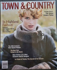 Town & Country November 1994 magazine back issue cover