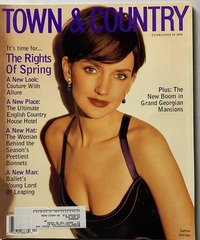 Town & Country April 1996 magazine back issue cover