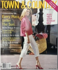 Town & Country April 1998 magazine back issue cover