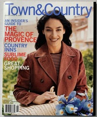 Town & Country August 2001 magazine back issue cover