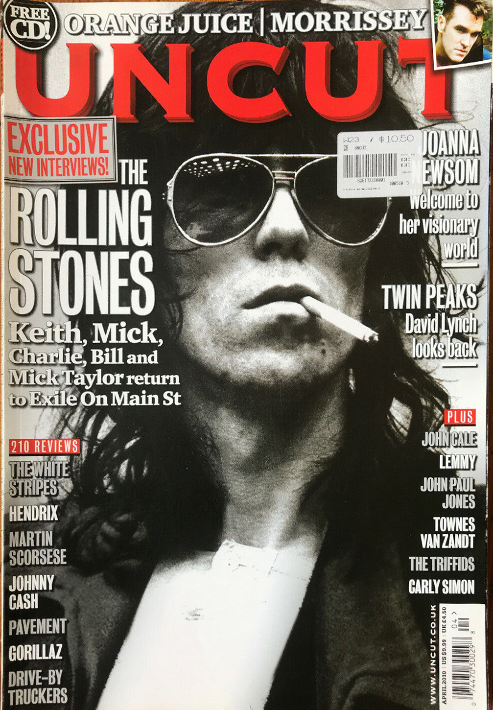 Uncut # 155, April 2010 April 2010 magazine back issue cover