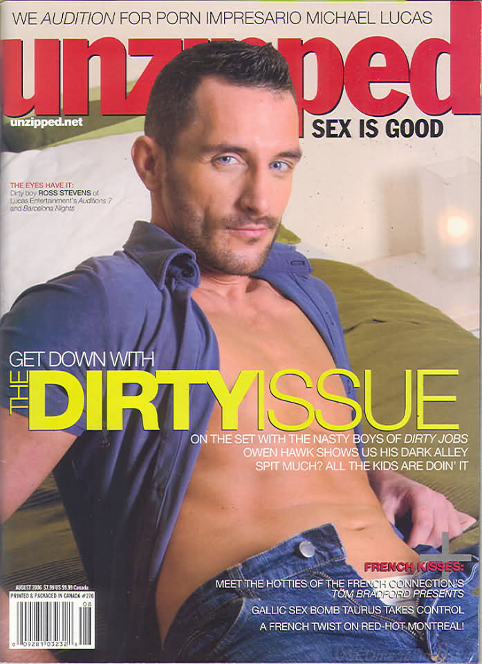 Unzipped August 2006 August 2006 magazine back issue cover