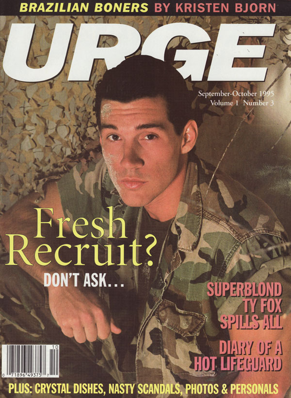 Urge Vol. 1 # 3, September/October 1995 Number #3 magazine back issue cover