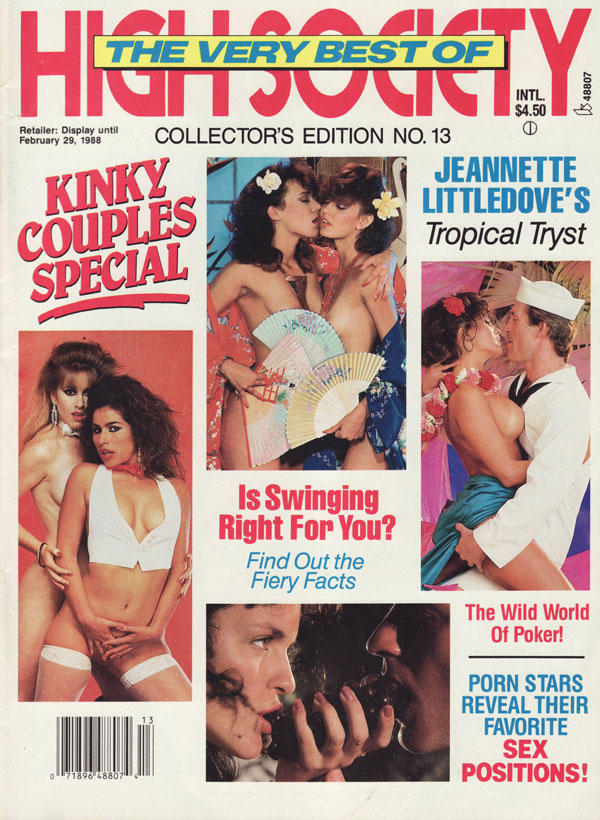Very Best of High Society # 13 Number #13 magazine back issue cover