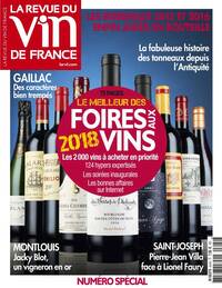 La Revue du Vin de France August 2018 magazine back issue cover