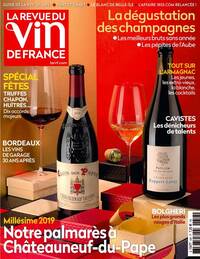 La Revue du Vin de France December 2021 magazine back issue cover