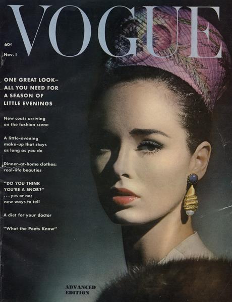 Vogue November 1961 November 1961 magazine back issue cover