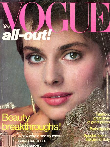 Vogue October 1981 October 1981 magazine back issue cover