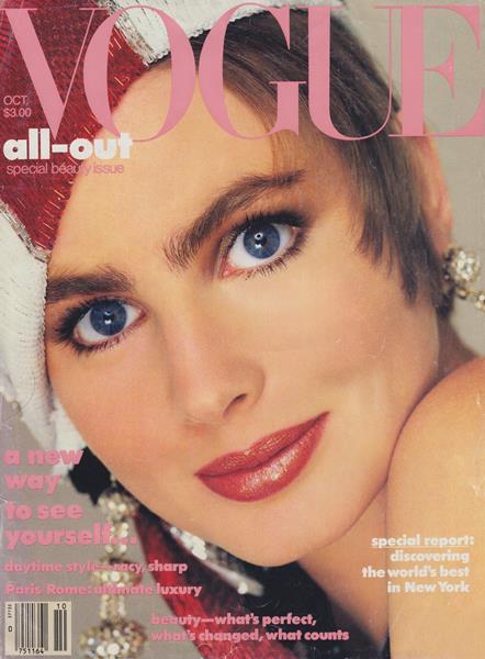 Vogue October 1985 October 1985 magazine back issue cover