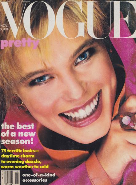 Vogue November 1985 November 1985 magazine back issue cover