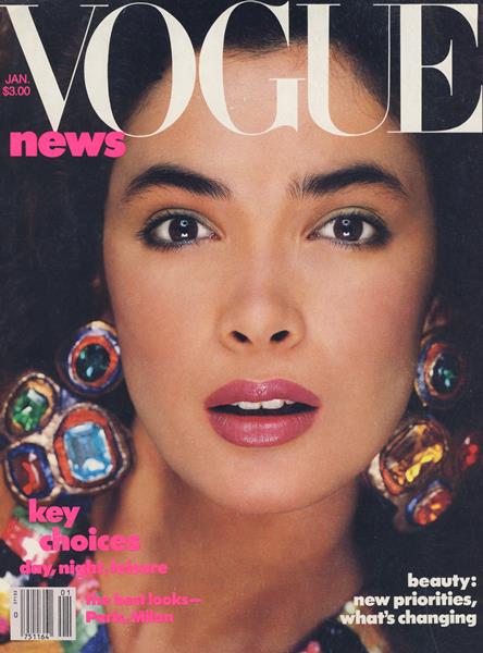 Vogue January 1986 January 1986 magazine back issue cover