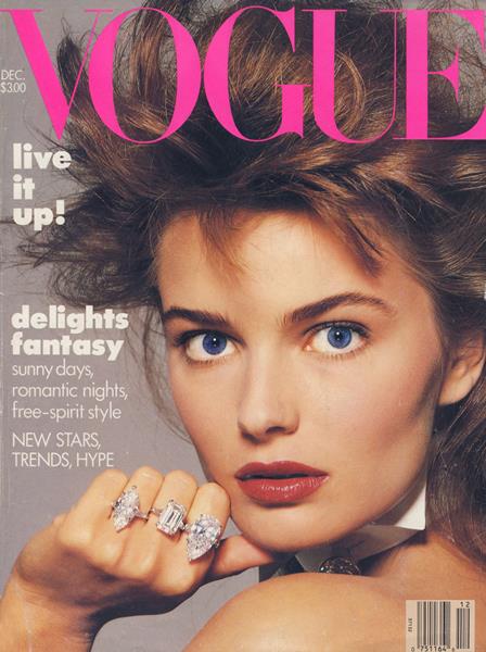 Vogue December 1986 December 1986 magazine back issue cover
