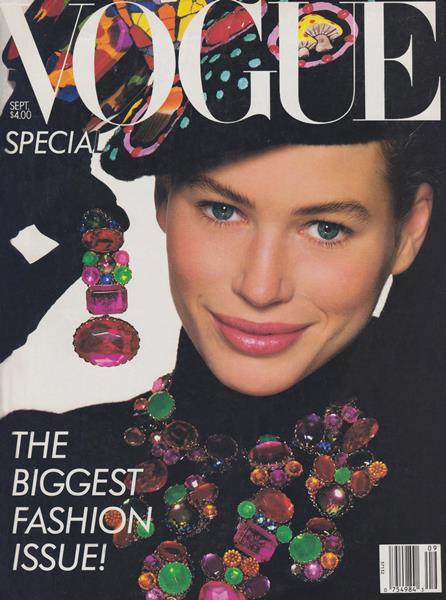 Vogue September 1988 September 1988 magazine back issue cover