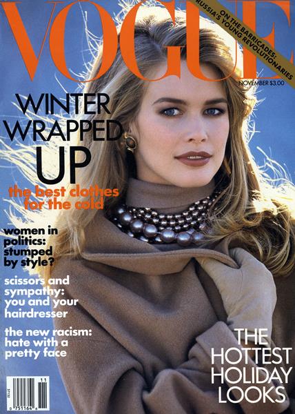 Vogue November 1991 November 1991 magazine back issue cover