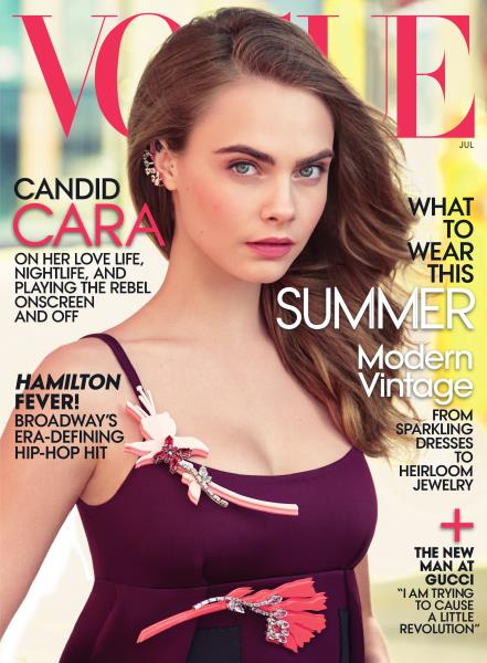 Vogue July 2015 July 2015 magazine back issue cover