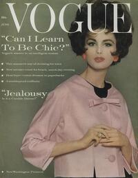 Vogue June 1961 magazine back issue cover