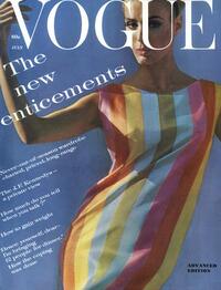 Vogue July 1961 magazine back issue cover