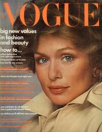 Vogue January 1974 magazine back issue cover