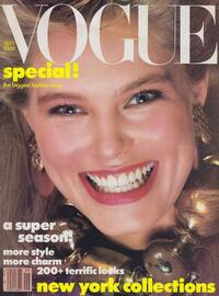 Vogue September 1983 magazine back issue cover