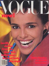 Vogue February 1984 magazine back issue cover