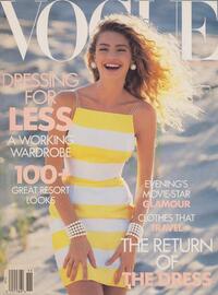 Vogue November 1989 magazine back issue cover