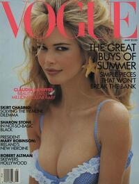 Vogue May 1992 magazine back issue cover