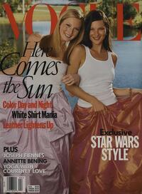 Vogue April 1999 magazine back issue cover