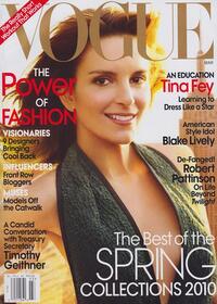 Vogue March 2010 magazine back issue cover