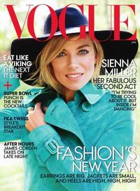 Vogue January 2015 magazine back issue cover