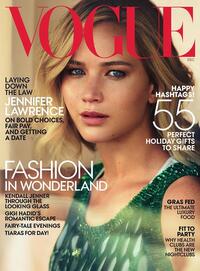 Vogue December 2015 magazine back issue cover