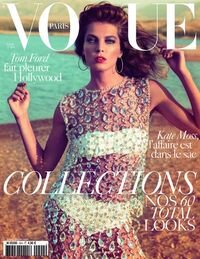 Vogue France February 2010 magazine back issue cover