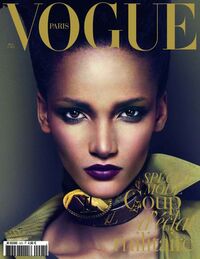 Vogue France March 2010 magazine back issue cover
